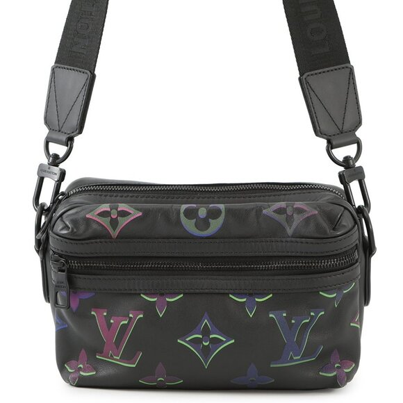 LOUIS VUITTON comet messenger Size PM Calf Leather/Monogram・Pattern Noir - Picture 1 of 16